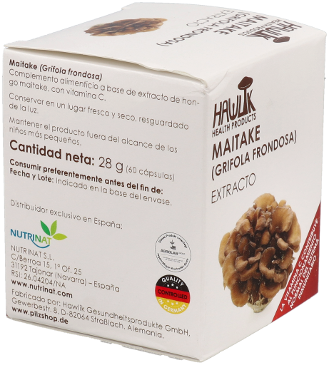 Hawlik Maitake - Grifola Frondosa 60 C&aacute;psulas