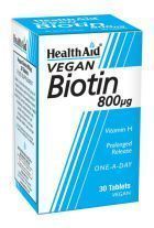 Biotina 800 Mcg 30 comprimidos