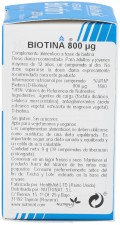 Biotina 800 Mcg 30 comprimidos