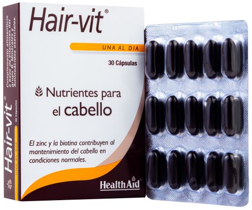 HealthAid Hair-Vit Saud&aacute;vel e Saud&aacute;vel 30 Comprimidos