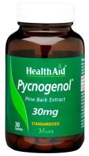 Pycnogenol 30 mg derivado de ervas selvagens 30 comprimidos
