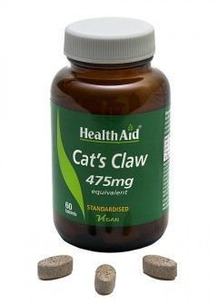 HealthAid Garra Inner Bark 60COMP de Gato. Health Aid