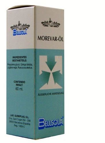 &Oacute;leo de veias Varicosas Hemorr&oacute;idas Morevar 60 ml