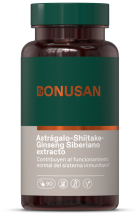 Astragalus-Shiitake-Ginseng Siberiano 90 C&aacute;psulas