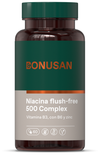 Bonusan Niacina Flush-Free 500 mg 60 C&aacute;psulas