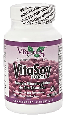 Vbyotics Vitasoy Forte Soja Ferm + Cimicifuga 60 c&aacute;psulas