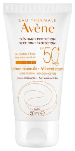 Av&egrave;ne Protetor Solar para Pele Intolerante FPS 50 50 ml