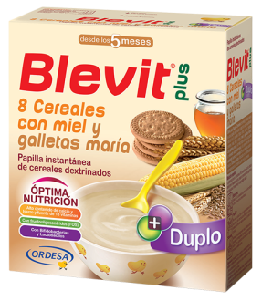 Papilla 8 Cereais Plus Duplo com Mel e Biscoitos