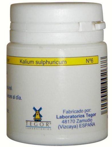 Laboratorios Tegor Sulfato de Kalium de pot&aacute;ssio d6 tegorsal N6