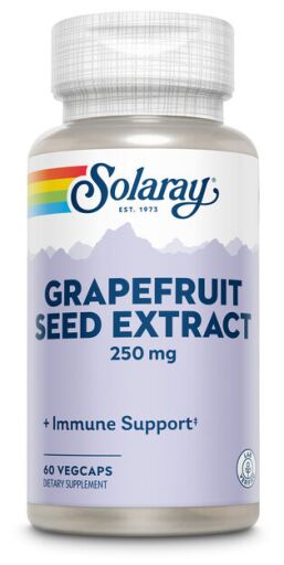 Solaray C&aacute;psulas Vegetais de Semente de Toranja e Pomelo (60 unidades)
