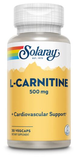 Solaray L-carnitina 500 mg 30 c&aacute;psulas