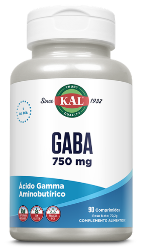 Kal GABA 750 mg 90 Comprimidos