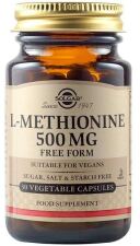 L-Metionina 500 mg 30 C&aacute;psulas Vegetais