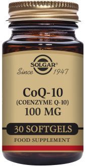 Coenzima Q10 100 mg 30 Cápsulas de Gelatina Mole