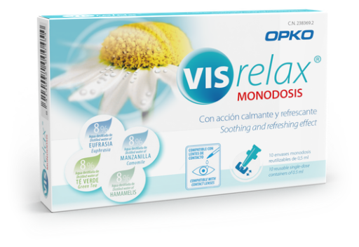 Opko Health Col&iacute;rio VisRelax 10 doses &uacute;nicas