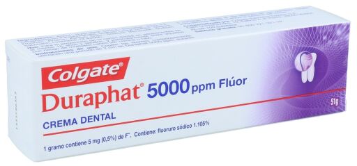 Duraphat 5000 ppm creme dental com fl&uacute;or 51 g
