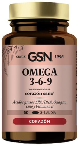 GSN Omega 3 6 9 60Perlas complexos