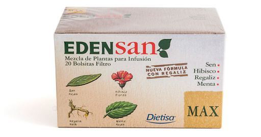 Infus&atilde;o m&aacute;xima de laxante 20 unidades