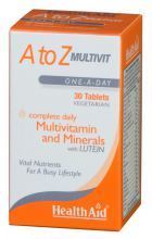Comprimidos de multivitaminas e minerais AZ 90