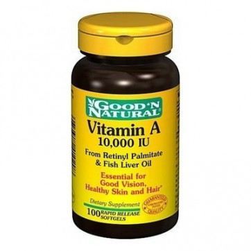 Vitamina A 10.000 100 Ui Pérolas