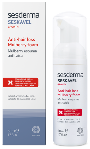 Espuma para queda de cabelo Seskavel Mulberry 50ml
