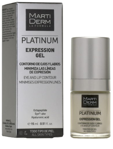 Platinum Expression Gel para contorno de olhos e lábios 15 ml