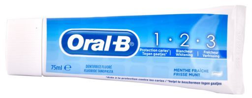 Pasta Dental 1-2-3 Fresh Mint 75 ml