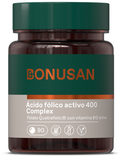 Bonusan &Aacute;cido f&oacute;lico ativo 400 mcg mais