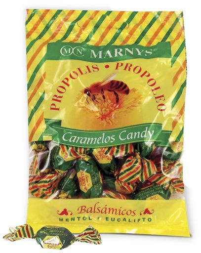 Propolis, Mel, Mentol e Eucalyptus candies 60 gr