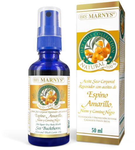 &Oacute;leo seco de repara&ccedil;&atilde;o de espinheiro, nim e cominho preto 50 ml