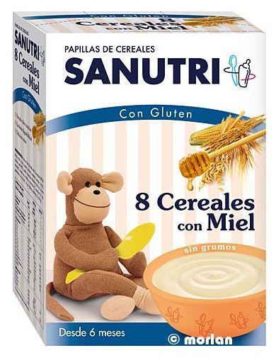Sanutri 8 cereais com mel