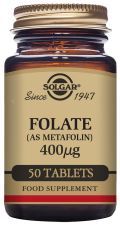 Comprimidos de folato 400 mcg 50