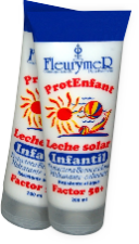 Tubo de protetor solar infantil SPF30