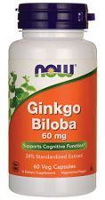 Ginkgo Biloba 60 mg 60 Cápsulas