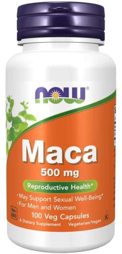 Maca 500 mg 100 cápsulas vegetais