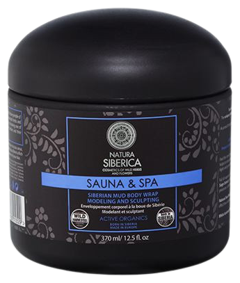 Natura Siberica Sauna & Spa Envolt&oacute;rio de lama siberiana anticelulite 370 ml