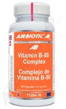 Complexo de vitamina B-50 (sem fermento) 30 comprimidos Complexo de vitamina B-50 (sem fermento) 30 comprimidos