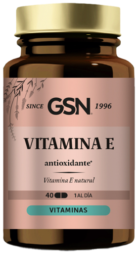 GSN Vitamina E natural 40 p&eacute;rolas 400 ui