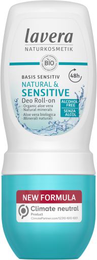 Desodorante Roll-On Basis Sensitiv Natural e Sensitive