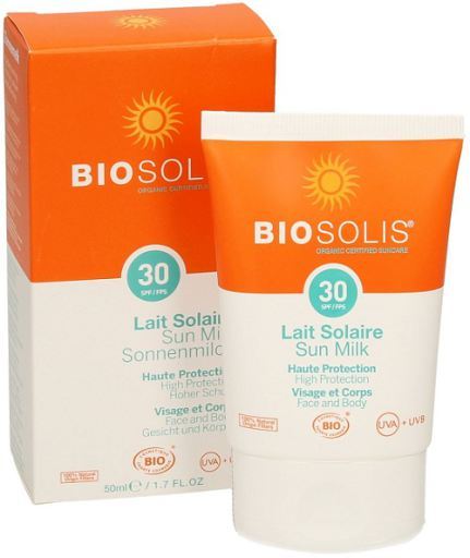 Biosolis Leite Solar Facial e Corporal Spf30 100 ml.