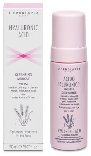 L'Erbolario Espuma de limpeza de &aacute;cido hialur&ocirc;nico 125 ml