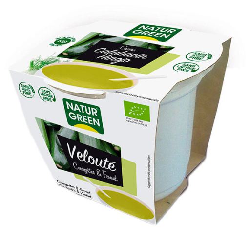 Naturgreen Sopa cremosa de courgettes e erva-doce Bio 310 g