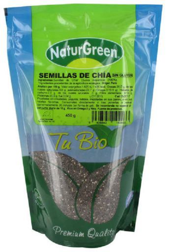 Sementes de Chia Bio 450 gr