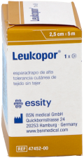 Fita adesiva Leukopor 2,5cm x 5m
