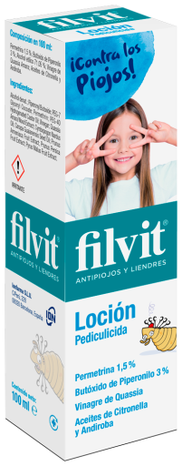 Filvit Lo&ccedil;&atilde;o Antipiolhos 100 ml