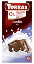 Chocolate ao leite sem açúcar 75 gr