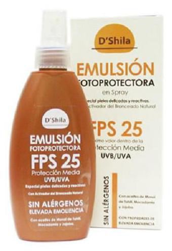 Emuls&atilde;o SPF 25 Sunscreen pulverizador 200 ml