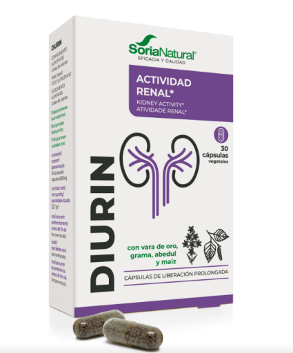 Soria Natural Diurin 30 C&aacute;psulas