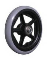 Ayudas dinamicas Wheel 200 x 32 mm. 8 x 1- 1/4 Hinchable Black