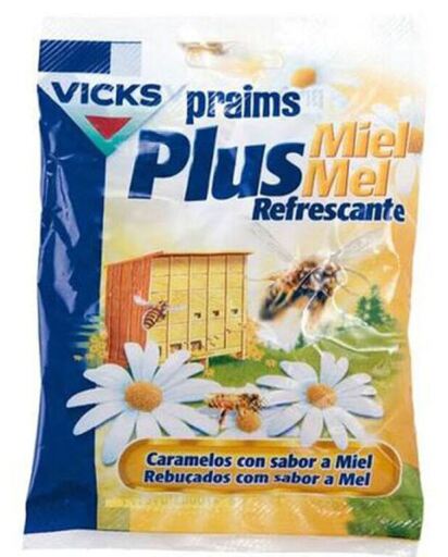 Balas de Mel Refrescantes Praims Plus Saco 72 gr